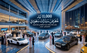 Luxury car exhibition in Saudi Arabia