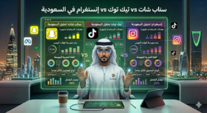Social media comparison in Saudi Arabia